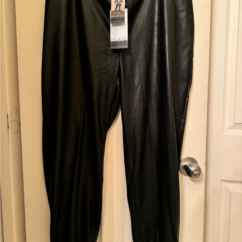 Sofia Vergara Leather Pants